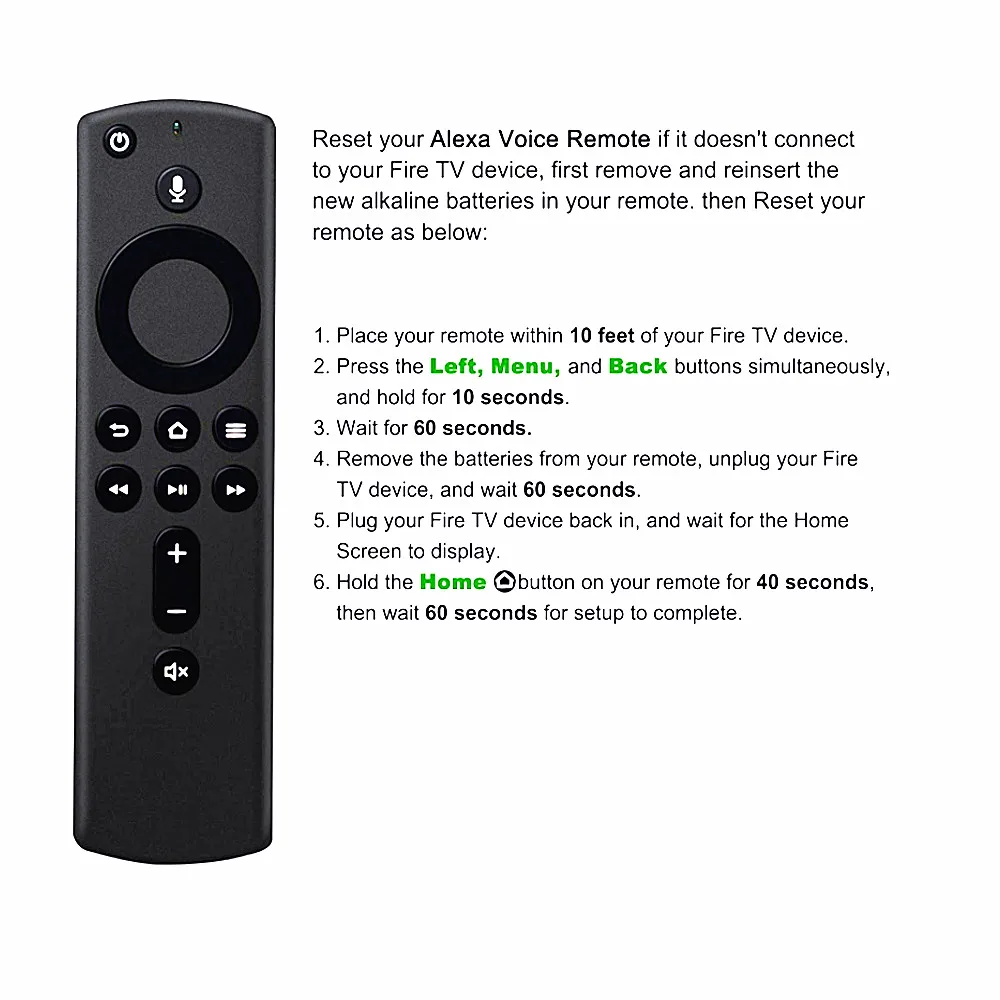 L5B83H telecomando vocale per Amazon Fire TV di terza generazione Design pendente Fire TV Stick rilascio 2020 e Stick TV Fire 4K di seconda generazione