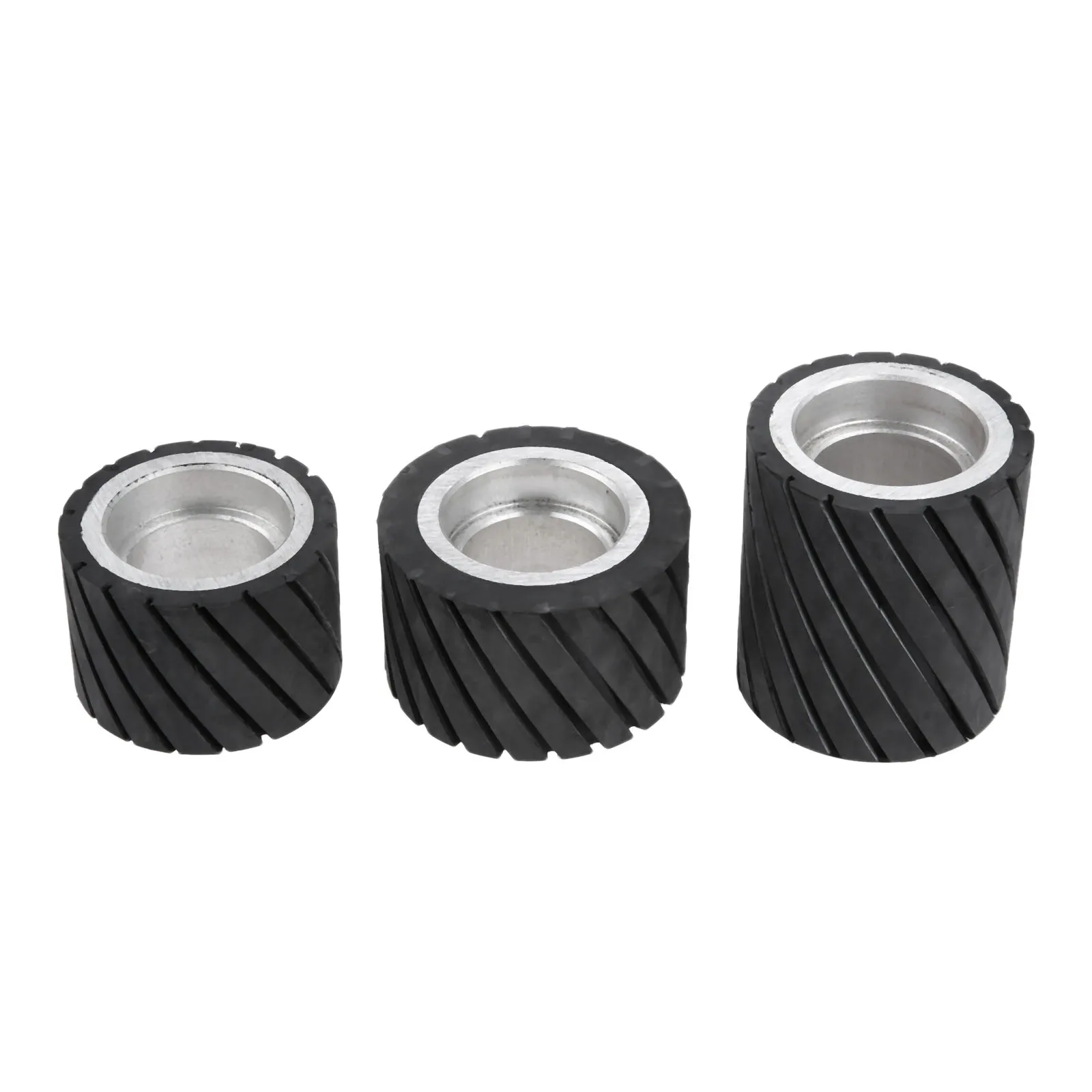 70x50mm 80x50mm 70x80mm szlifierka taśmowa gumowa tarcza kontaktowa abrazywny pas ścierny zestaw szlifierka polerska szlifowanie kontakt koło pasowe