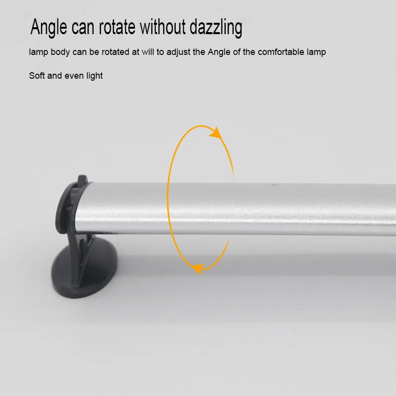 Led Makeup Portable 5.5W USB Powered Mirror-front Table Lamp Rotatable Magentic fixed Dormitry Dimable Reading Desk Lighting