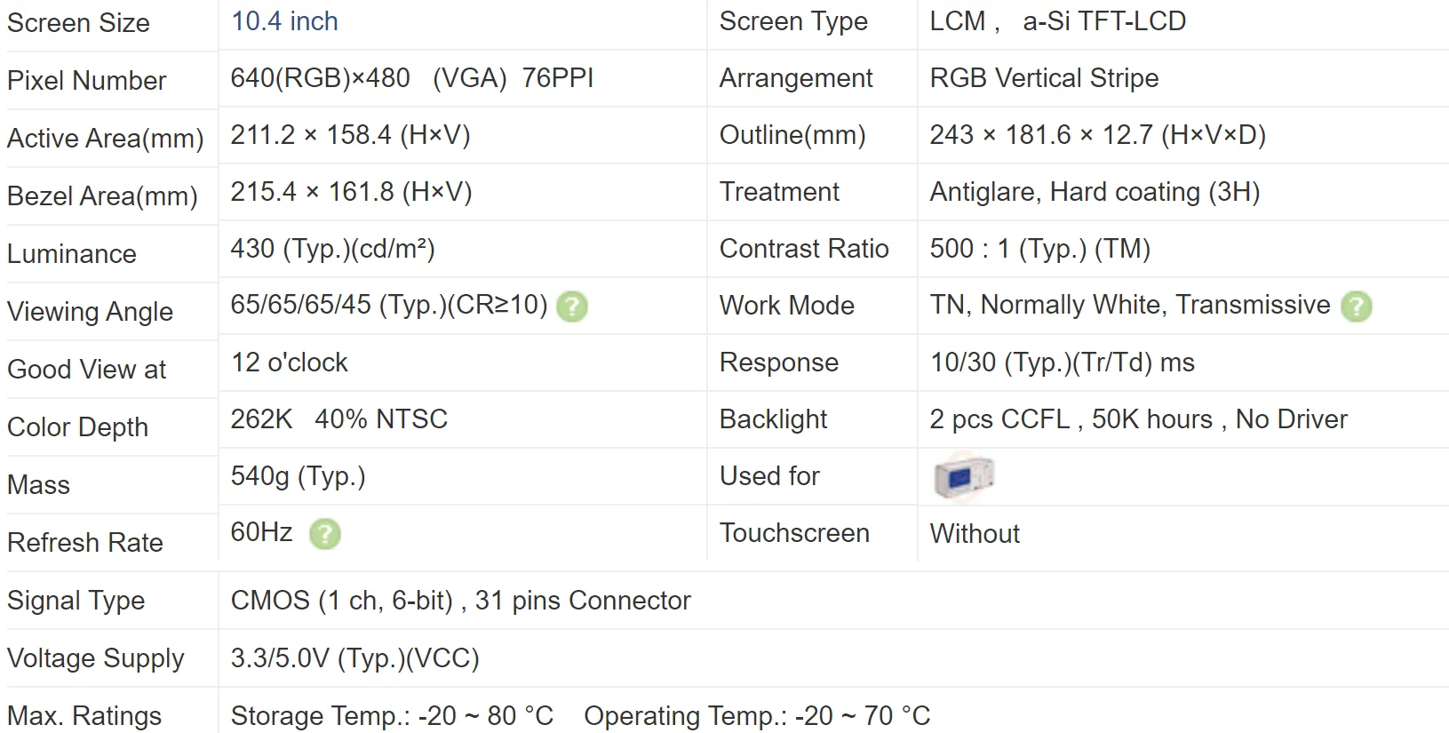 Versorgung HLD1045 HLD1045AE1 10,4 ZOLL Industrie LCD,new & A + auf lager, vor versand geprüft