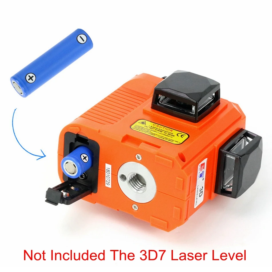 KaiTian Laser Lithium Battery Rechargeable 3.7V 2000mAh for Universal Red&Green Line Self Leveling 3D 12 Lines Nivel Laser Level