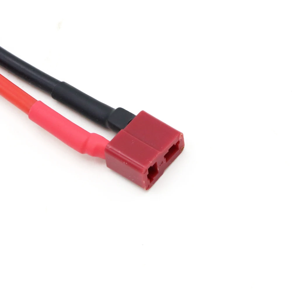 Cabo de extensão leva adaptador para bateria RC Lipo, fêmea Deans XT60/T Plug para macho, 14AWG, 30cm