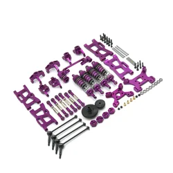 Atualização e Modificação Kit Acessório para RC Car, Metal, Adequado para WLtoys 144010, 144002, 144001, 124019