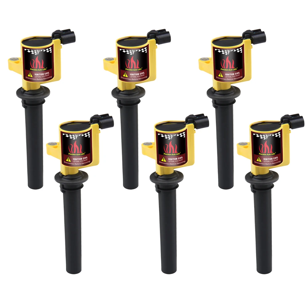 6PCS High Performance Ignition Coil DG500 For Ford Escape Mazda Tribute Mercury C1458 FD-502 1L8Z12029AB 5C1617