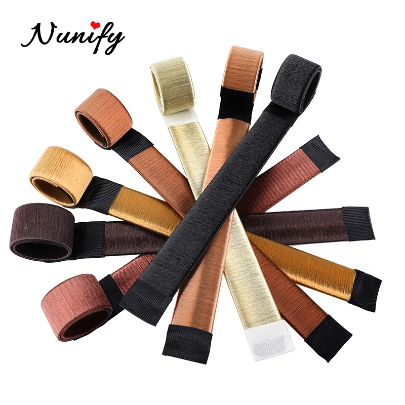 Nunify Nuove Donne Dei Capelli Creatore del Panino Magico Facile Ciambella Styling Fascia Twist Updo Fai Da Te Strumento di Strumento di Styling Dei Capelli Treccia supporto