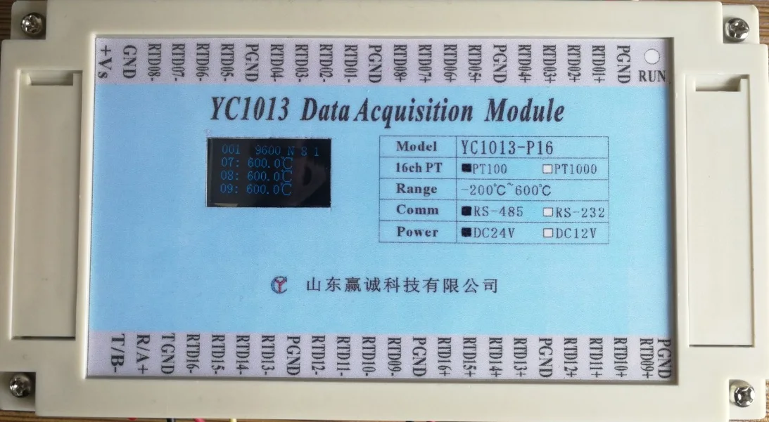 PT100 PT1000, Analog and Temperature Acquisition Module Temperature Transmitter Isolates 8 Channels 16 Channels PT