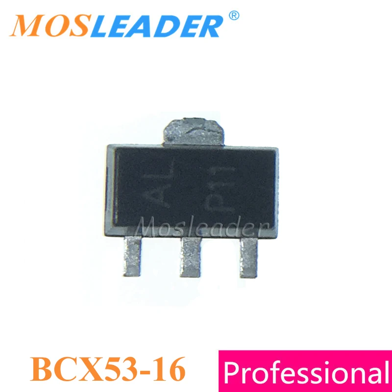 Mosleader BCX53-16 AL SOT89 1000PCS BCX53 Made in China 1A 40V 80V PNP Transistors High quality