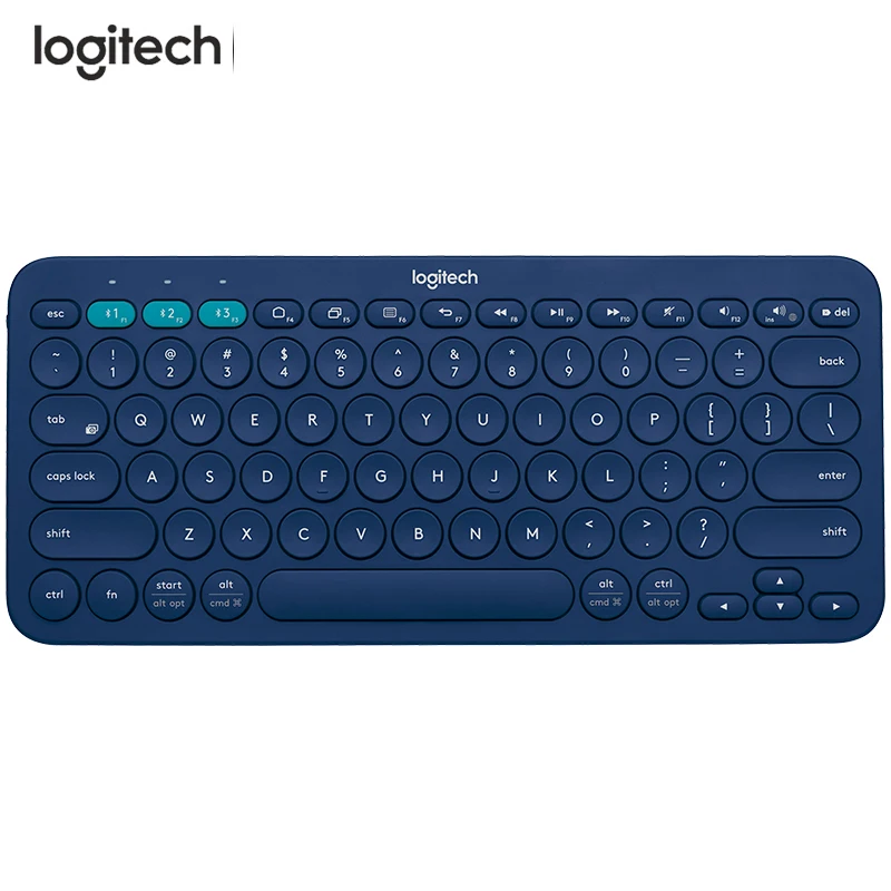 Logitech K380 keyboard multi-device bezprzewodowy zestaw mysz i klawiatura Bluetooth multi-color dla systemu Windows MacOS Android IOS Chrome OS