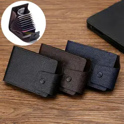 2023 Men Credit Card Holder Leather Purse Wallet Id Storage Coin Container PU Multi Functional Mobile Phone Bag Valentines Day