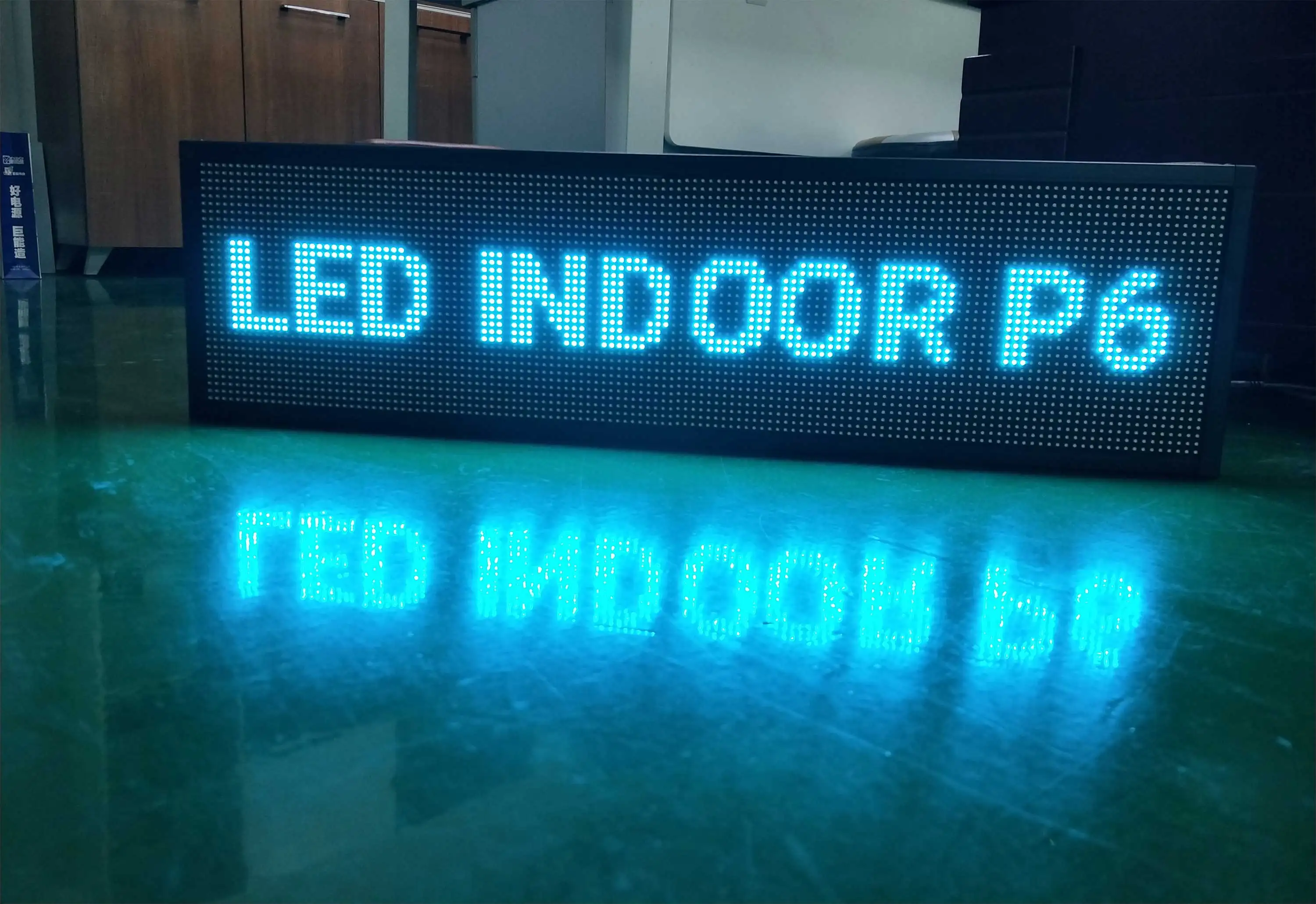 P6 Indoor LED Display 768mmX192mm  Door Head Advertising Store Signs Screen