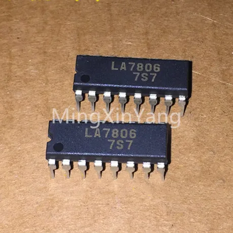 

5PCS LA7806 DIP-16 TV synchronization and deflection signal processor, chip IC