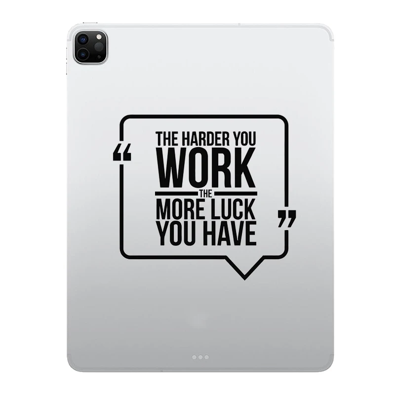 Inspiration Quote Motto Laptop Sticker for iPad Pro 11 Air 4 Mini 6 Macbook Cover Skin KindleTablet Notebook Vinyl Decal Decor