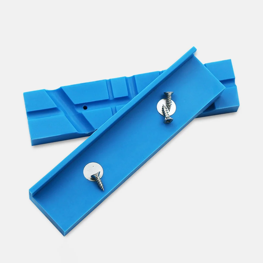 คู่แม่เหล็ก Soft Pad ขากรรไกรยางสำหรับโลหะ Vise 5.5นิ้วยาว Pad Bench Vice Vise Jaw Pads Vise ป้องกัน Strip
