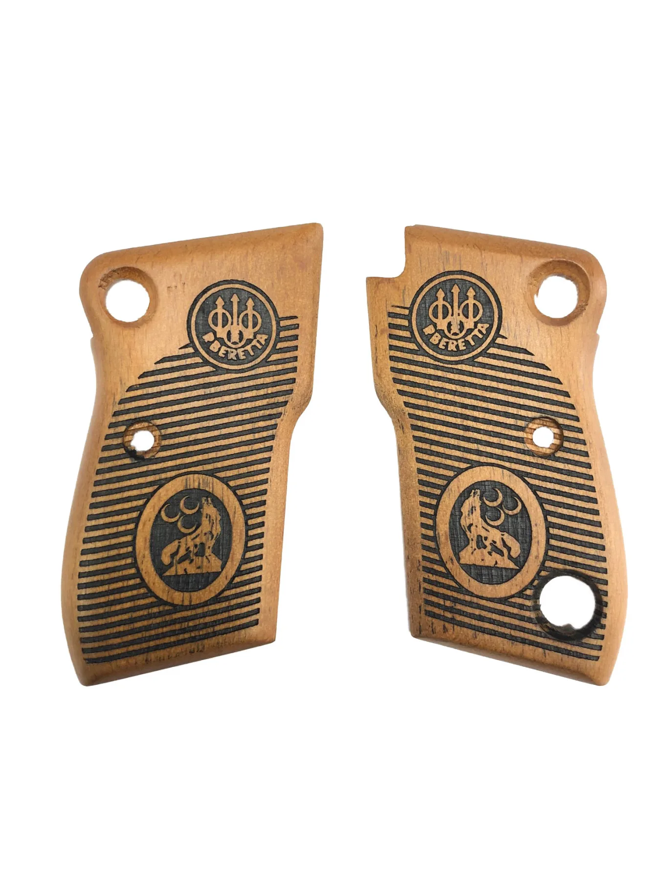 

Beretta Mod 70 Compatible (Double Button Beretta Compatible) Three Crescent Embroidered Grips