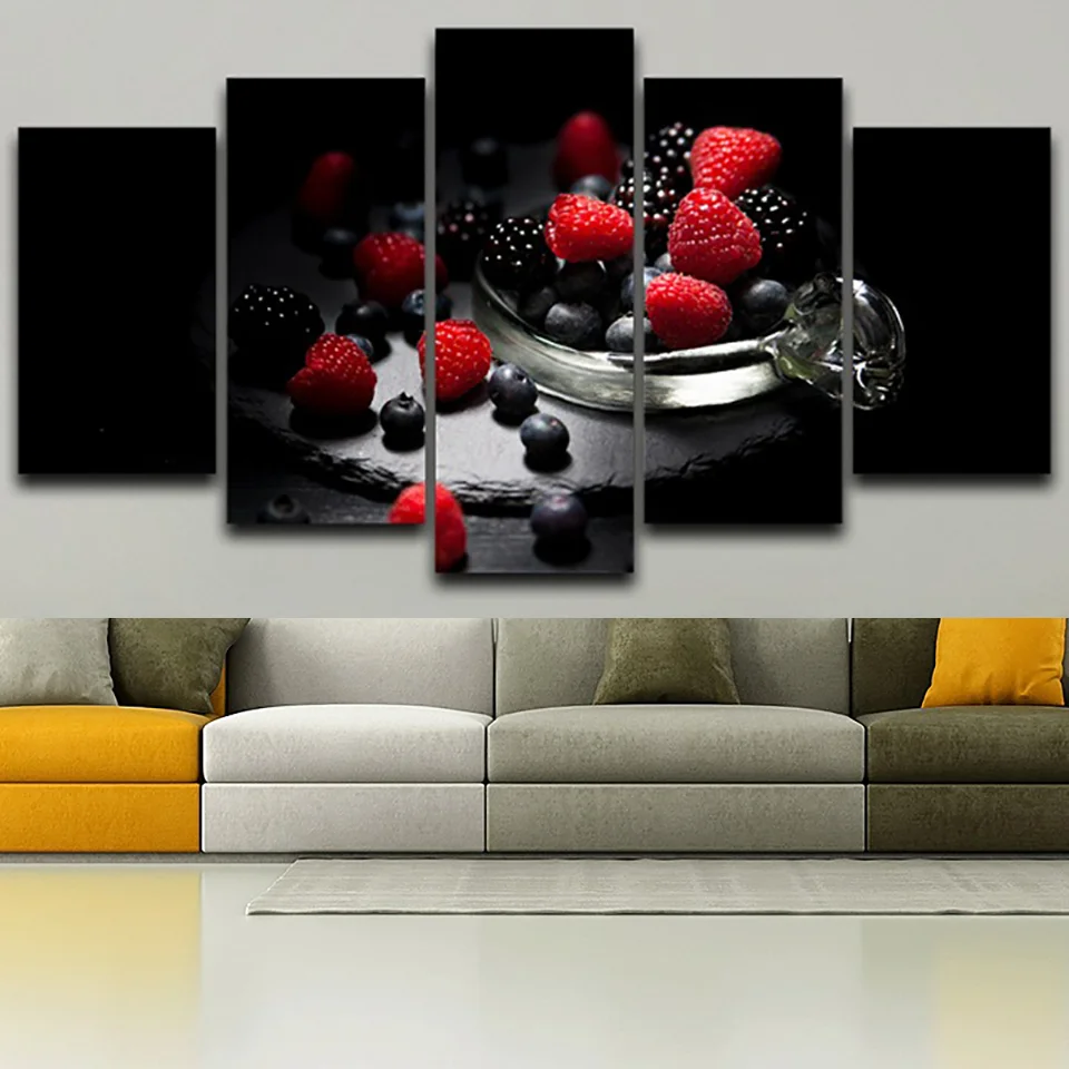 Modern HD Printed Canvas Modular Poster, Home Decor, Pictures Painting, Delicious Fruits, Living Room, Wall Art Decor