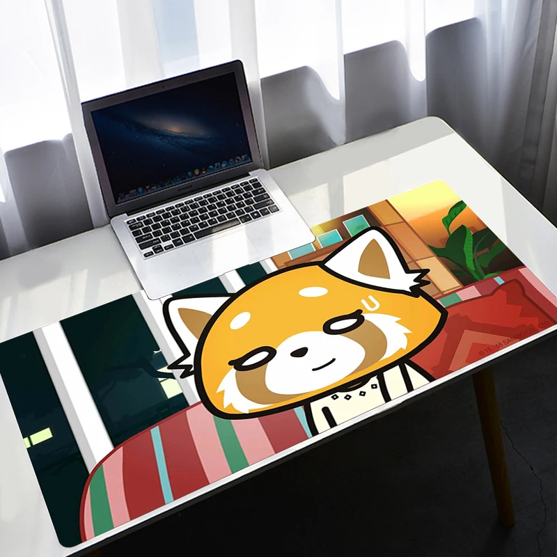 

Anime Aggretsuko Mouse Pad Gamer Computer Large 900x400 XXL For Desk Mat Keyboard E-sports Gaming Accessories Mousepad Playmat