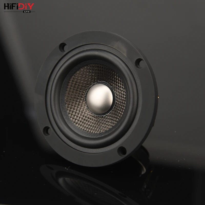 HIFIDIY لايف النيوديميوم 3.7 بوصة 93 مللي متر كامل التردد المتكلم وحدة 4OHM30W عالية ألتو باس مكبر الصوت P3-93N التيتانيوم ألياف الكربون