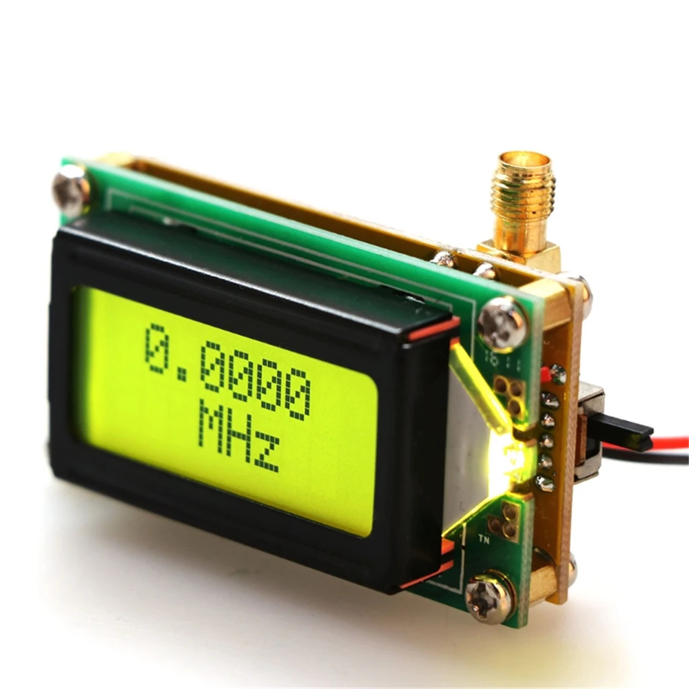 High Accuracy 1-500MHz Frequency Counter Tester RF Meter Module Measurement Module LCD Display with Backlight