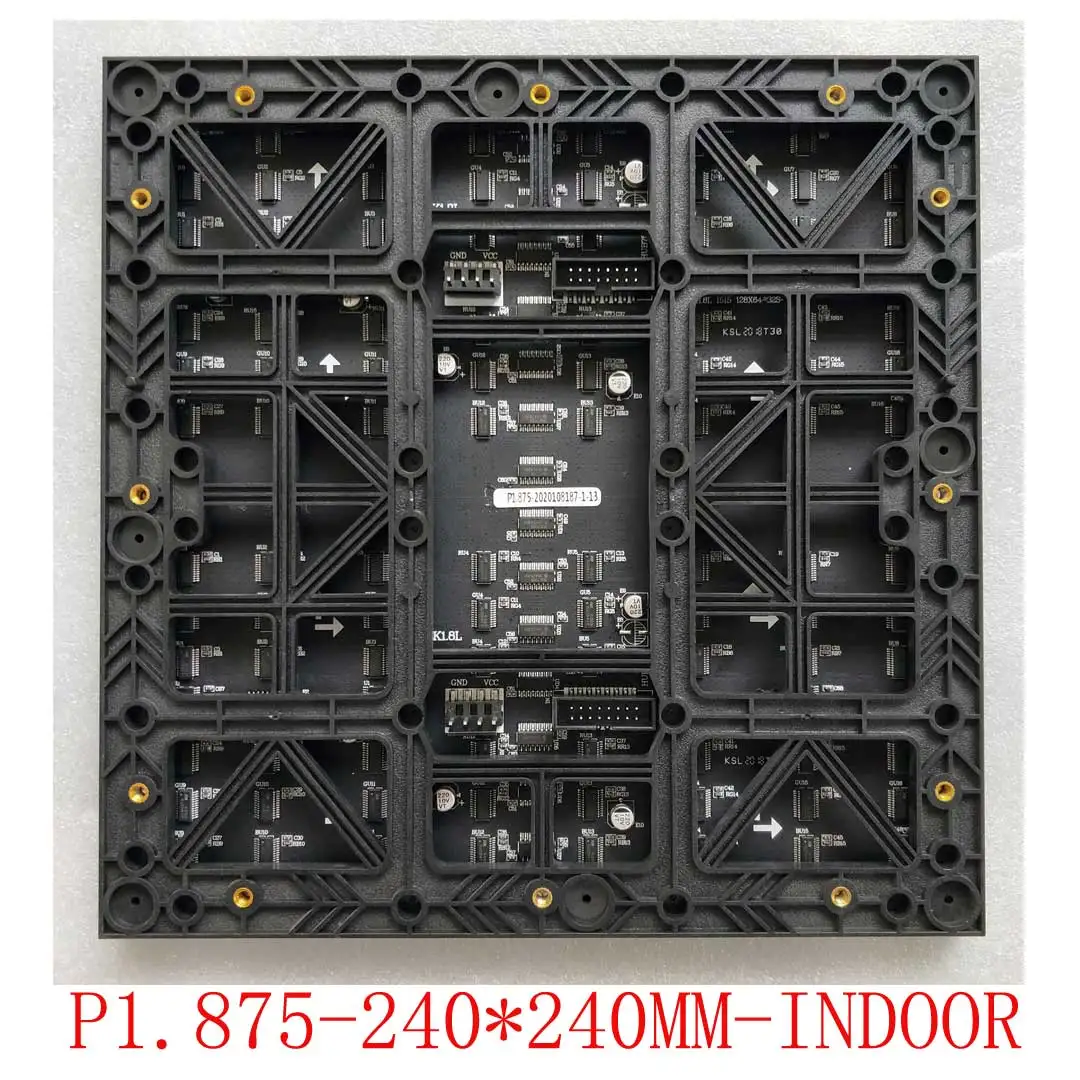 

Indoor LED Display P1.875 240mmX240mm Module HD TV Wall Advertising Screen P1.25 P1.56 P1.667 P1.875 P1.923