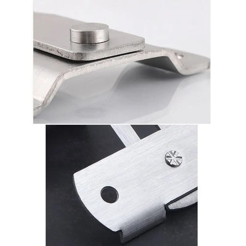 In Acciaio Inox Ad Angolo Retto Meccanismo di Bloccaggio Scorrevole Barn Door Porte Serratura Finestre Di Sicurezza Home Security Anti-Theft Guardia