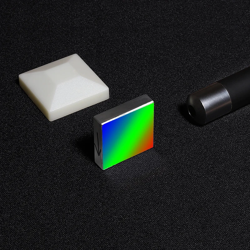 Holographic plane grating optical element Spctroscopic analysis grates 3600 lines 25x25x6mm Use band 300-800nm