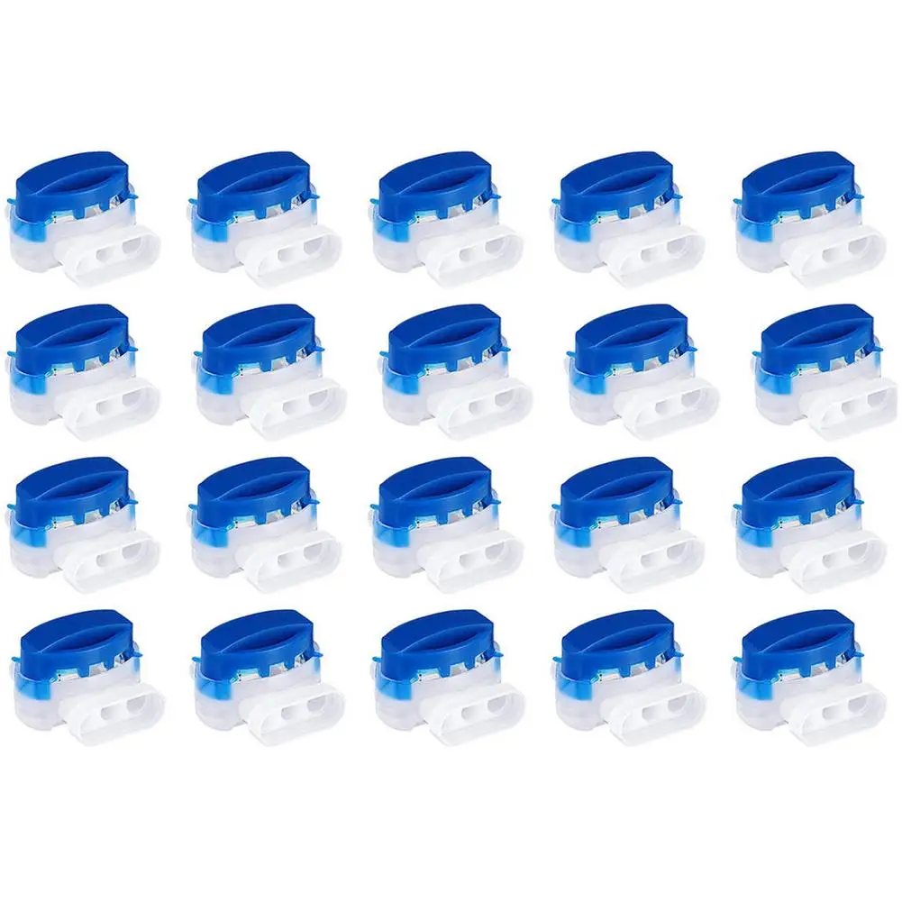 20pcs 로봇 잔디 깎는 기계 케이블 커넥터 Husqvarna Automower 및 Garden-a 로봇 잔디 깎는 사람을위한 방수 젤 채워진 커넥터