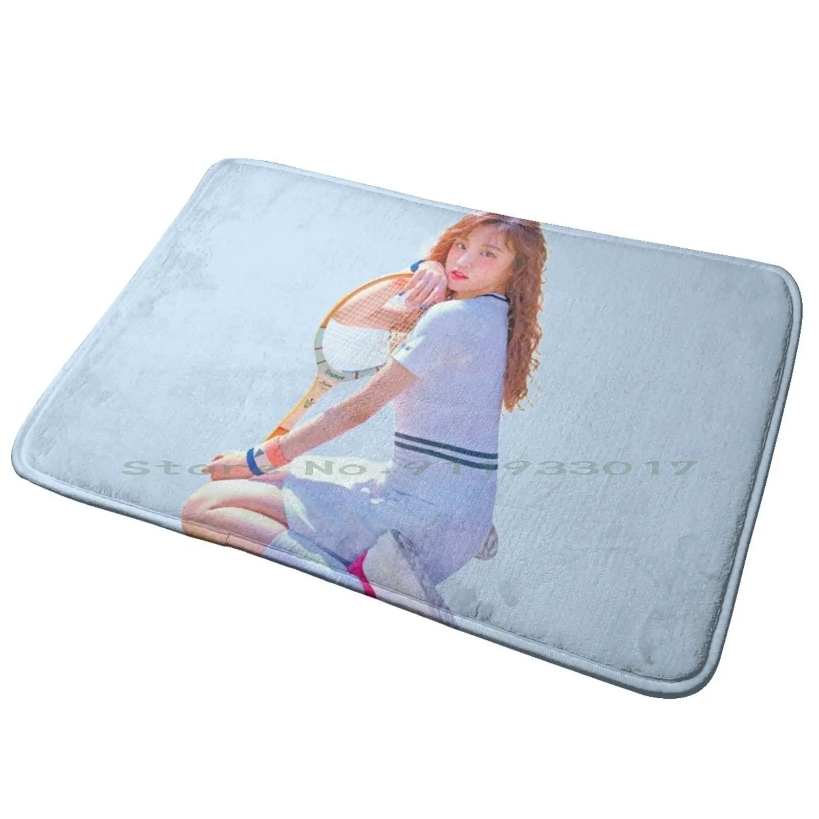 Yuqi ( G ) I-Dle Entrance Door Mat Bath Mat Rug Sophie Kumpen Piquet Piquet 2021 Piquet Piquet Jos Monza Jos 33 Imola Toro