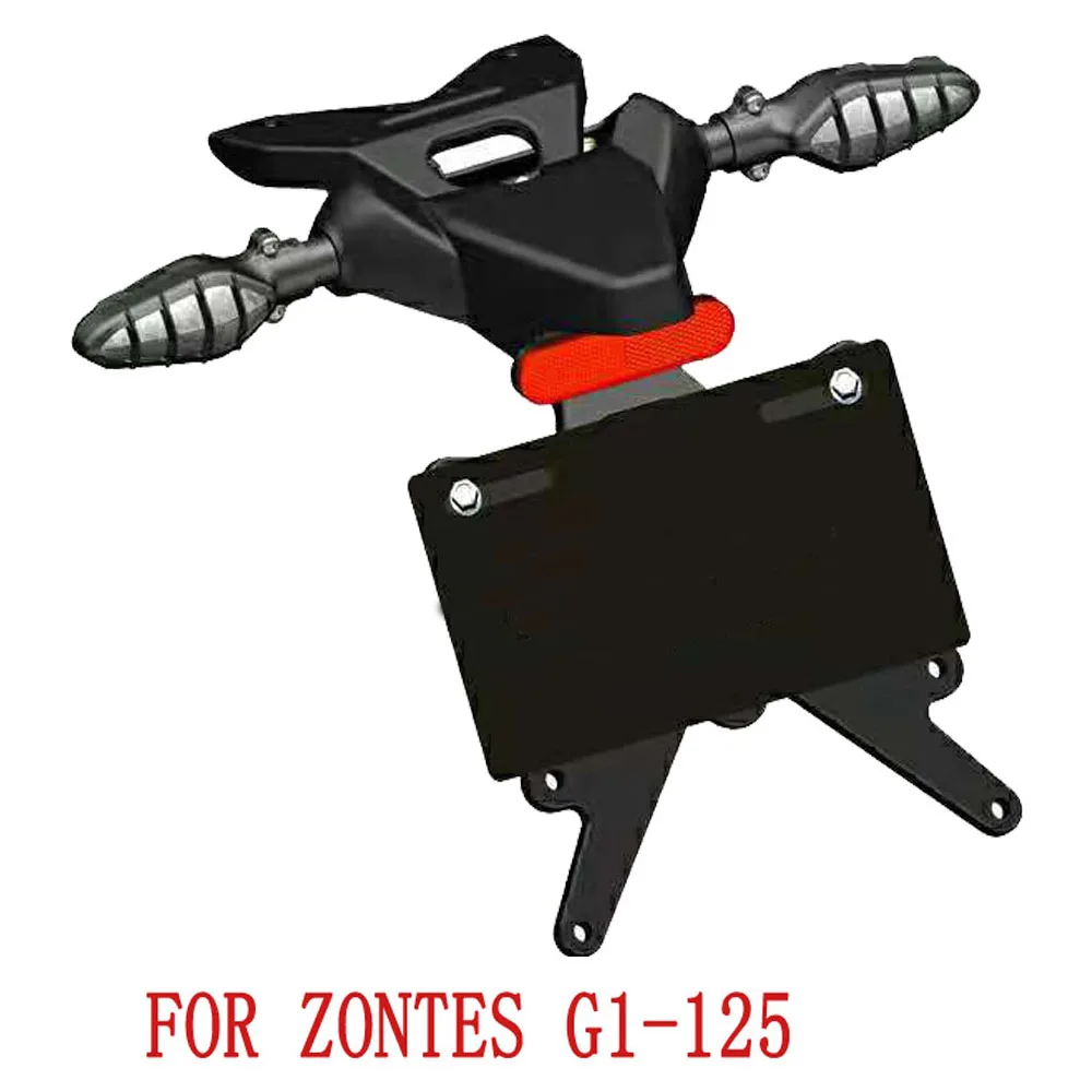 For Zontes G1-125 Motorcycle License Plate Holder Bracket Tail Light Bracket Zontes  G1-125 G1 125 125 G1