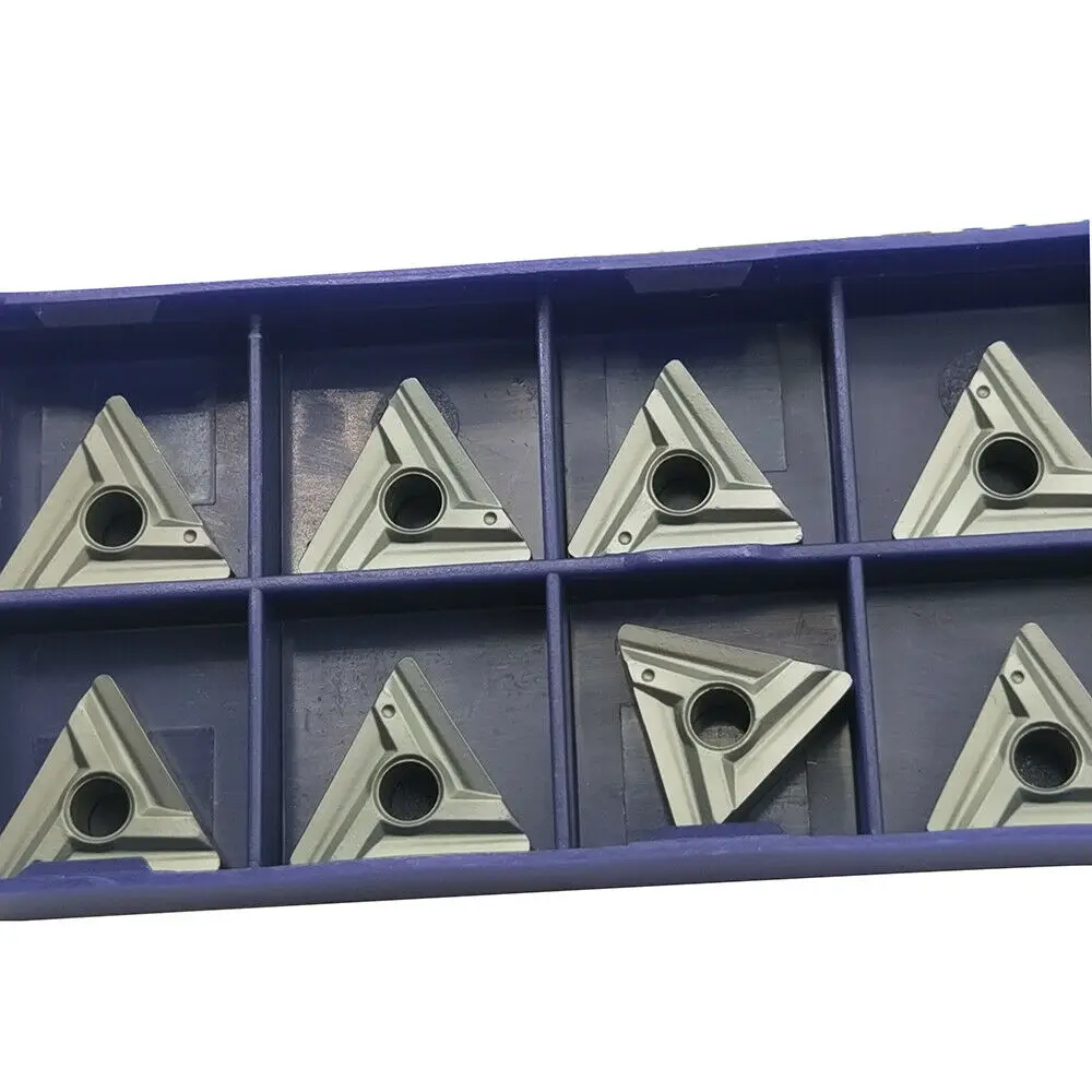 10 Tính TNUX160408L CNC Carbide Dạng Xay Lưỡi Dao Cắt Grooving Dụng Cụ TNUX 160408L