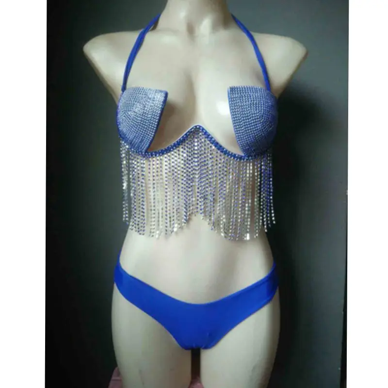 2020 venus wakacje rhinestone frędzle bikini set lato sexy strój kąpielowy dla kobiet strój kąpielowy diamentowy strój kąpielowy biquini