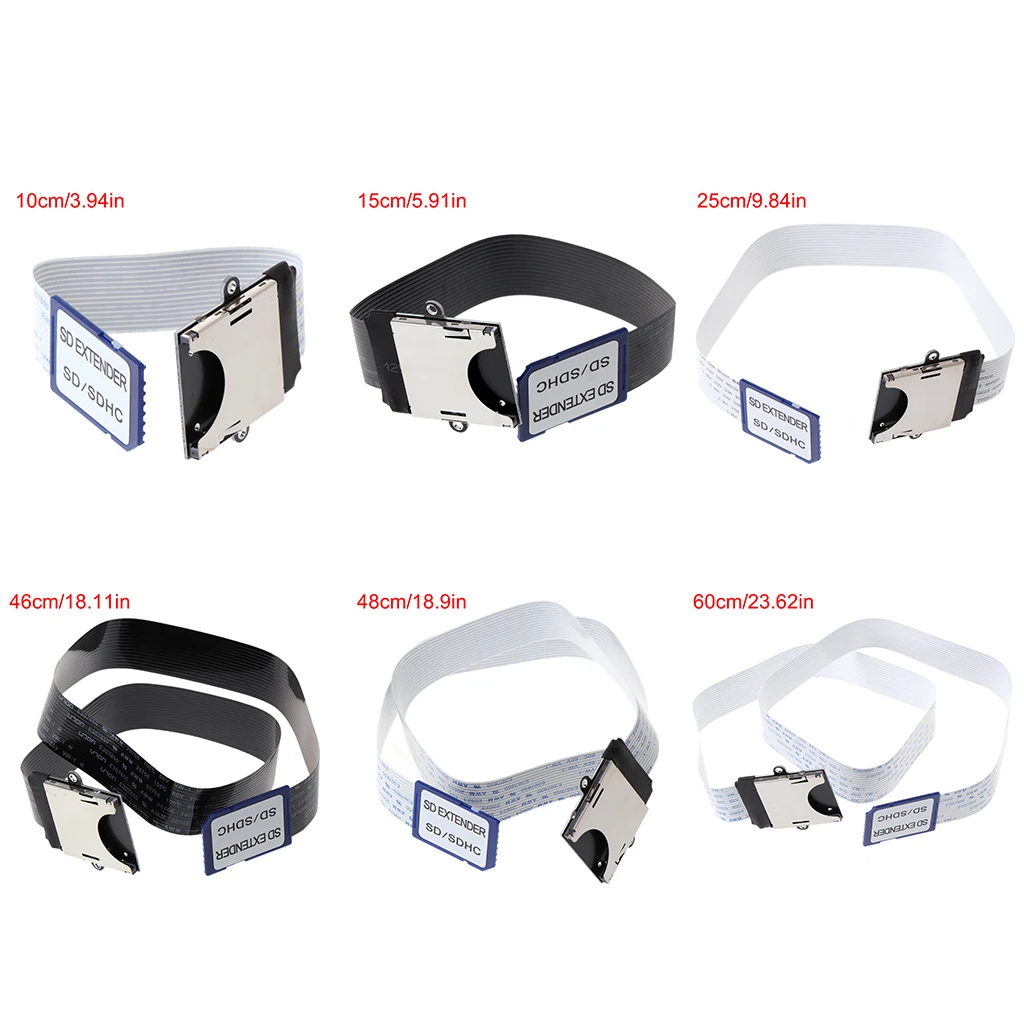Cable de extensión Adaptador SD macho a SD hembra para impresora 3D Raspberry Pi GPS TV