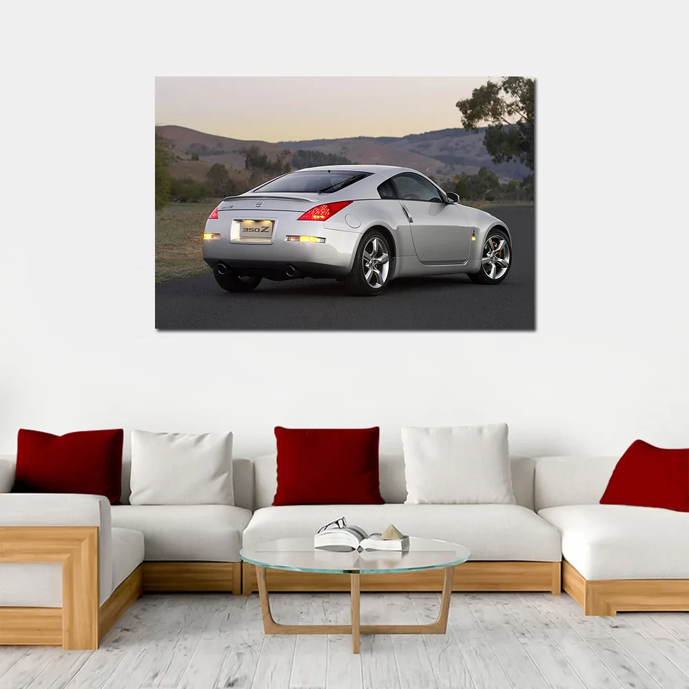 Cars Poster Nissan 350Z Wallpaper HD Prints Canvas Painting Wall art Picture Home Decorations