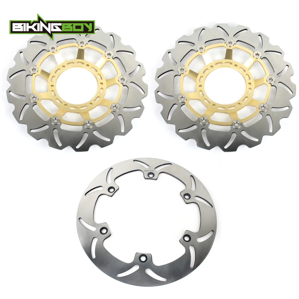 BIKINGBOY Front Rear Brake Discs Rotors For ST1300 A Pan European 02 03 04 05 06 07 08 09 10 11 12 13 ST 1300 P / PA ABS 02-15