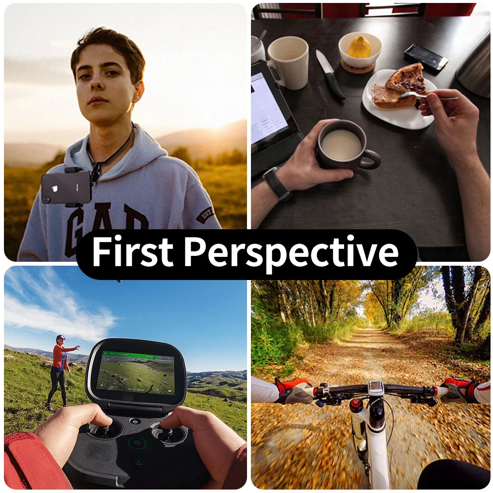 For Gopro Hero 10/9/8/7/6 iPhone phone Hanging Stand Sports Camera Neck Mount Lanyard Holder Strap Chest Fixed Base Accessories