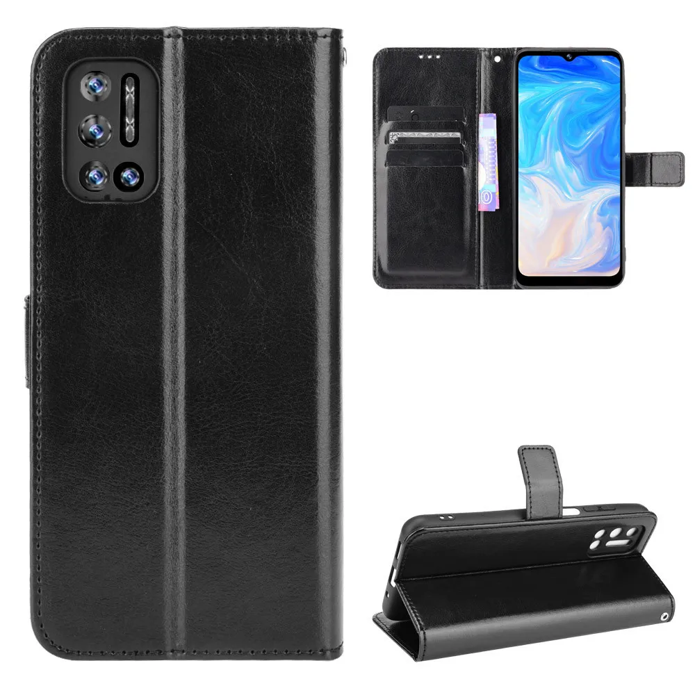 For Doogee N40 Pro Case Luxury Flip PU Leather Wallet Lanyard Stand Case For Doogee N40Pro N 40 Protective Phone Bags