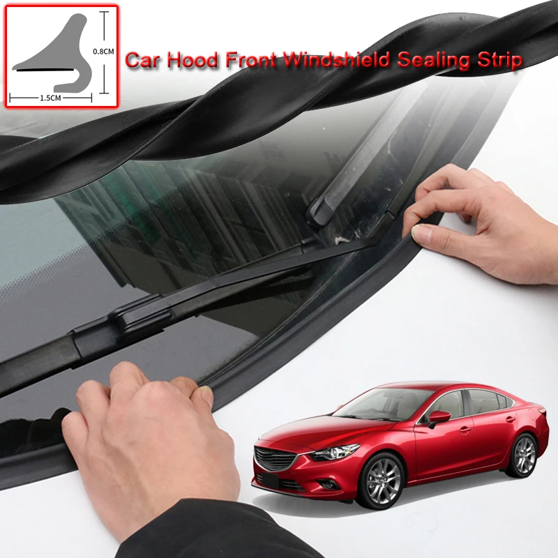 For Mazda ATENZA 2013-2020 DIY Car Seal Strip Windshied Spoiler Filler Protect Edge Weatherstrip Strips Sticker Auto Accessories