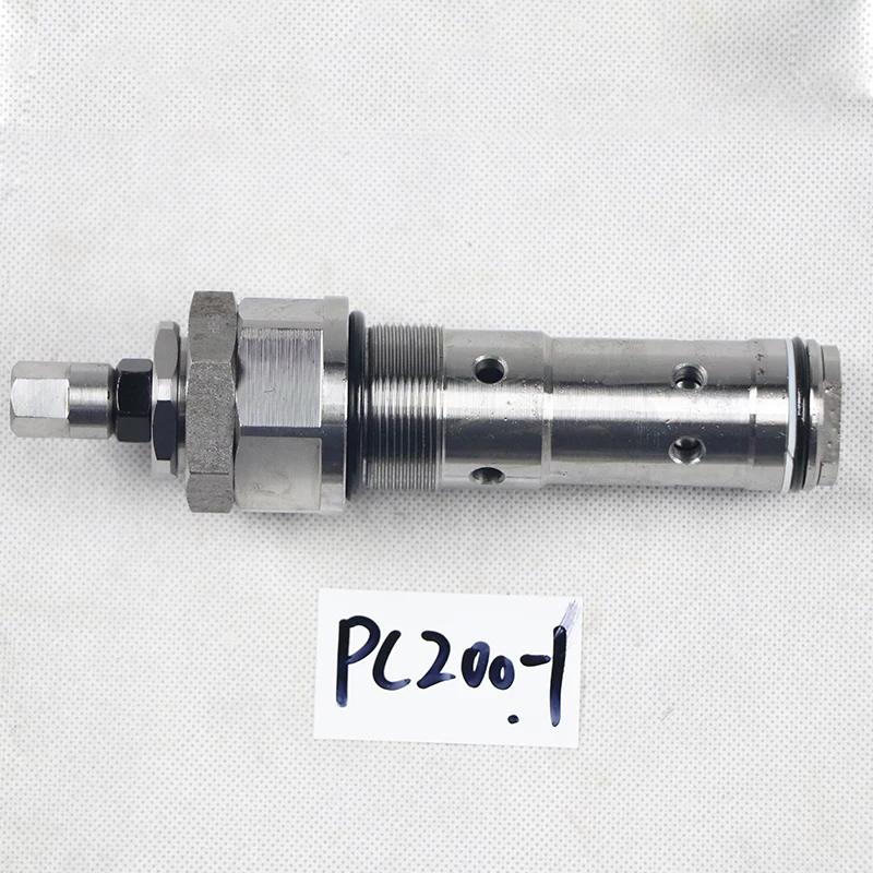 For excavator parts card Komatsu PC200-1 PC120-2-3-5-6-7-8 main relief valve main gun main pressure valve