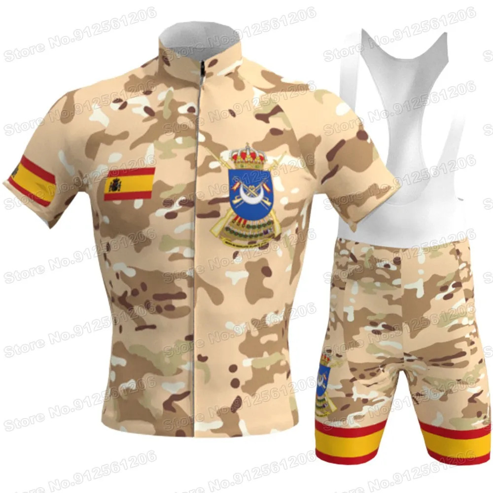 Regulares de Ceuta Nº 54 Cycling Jersey Set Summer Spain Camouflage Cycling Clothing Road Bike Suit MTB Maillot Ciclismo Ropa