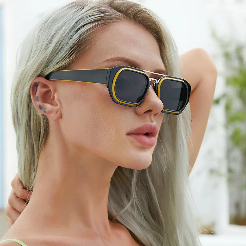 Nuovi occhiali da sole quadrati donna Vintage Luxury Shades uomo Gafas De Sol occhiali da sole di marca UV400 Eyewear Oculos