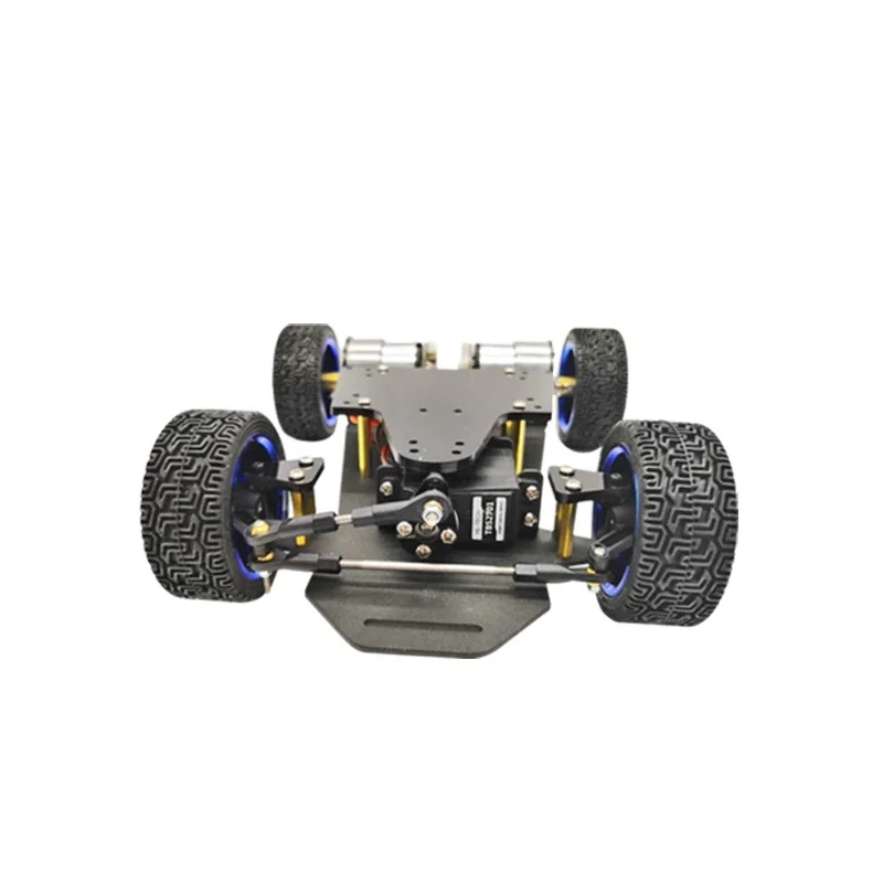 Car Chassis Dual Motor Encoder Car Model Engineering Competition Car Model Is Similar To C Car Model Steering Wheel