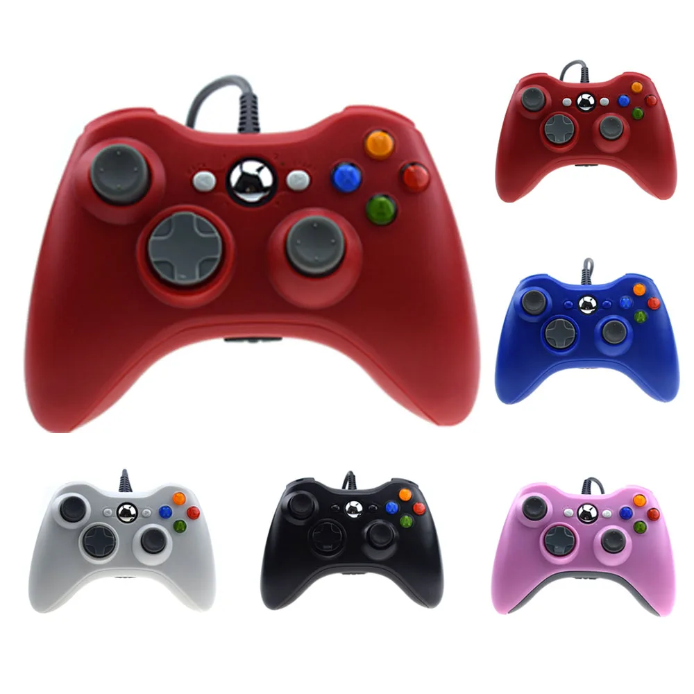 1pcs USB Wired Controller  Joypad Gamepad  For Xbox 360 Joystick For Official Microsoft PC for Windows7 / 8 / 10