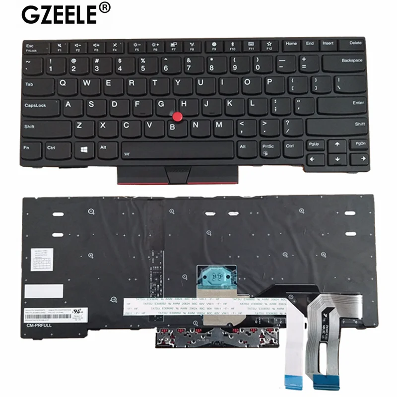 

Backlit English keyboard for Lenovo Thinkpad E480 E485 L480 L380 T490 E490 E495 L490 T495 yoga L390 T480S P43S 01YP360 US