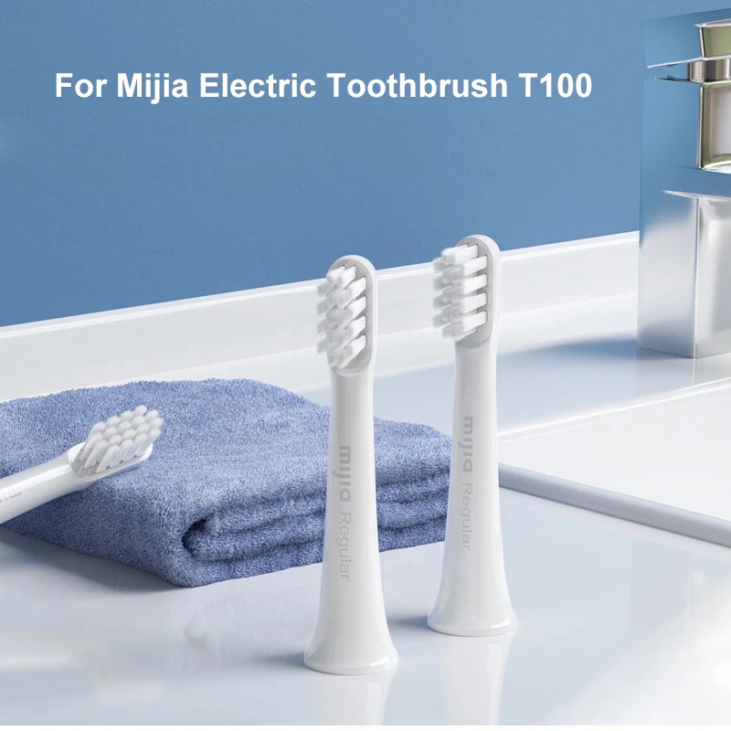 3pcs Original MIJIA T100 T300 T500 Sonic Toothbrush Heads Teethbrush Replacement Heads Sonic Oral Hygiene Mi Oral Clean