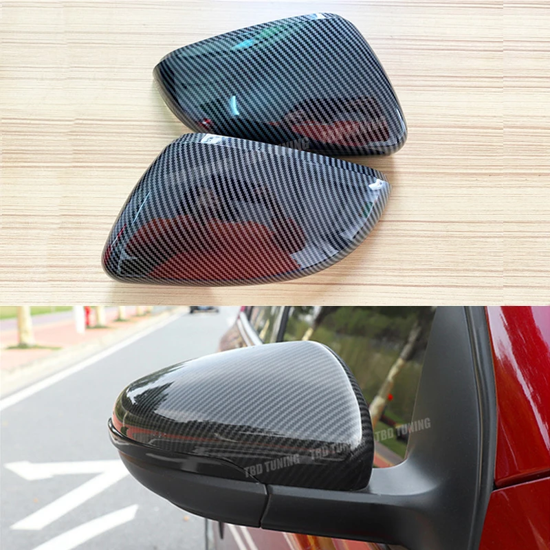 

For Volkswagen VW Golf Mk6 Carbon Look Style Rear View Mirror Cover 2008 2009 2010 2011 2012 2013 2014