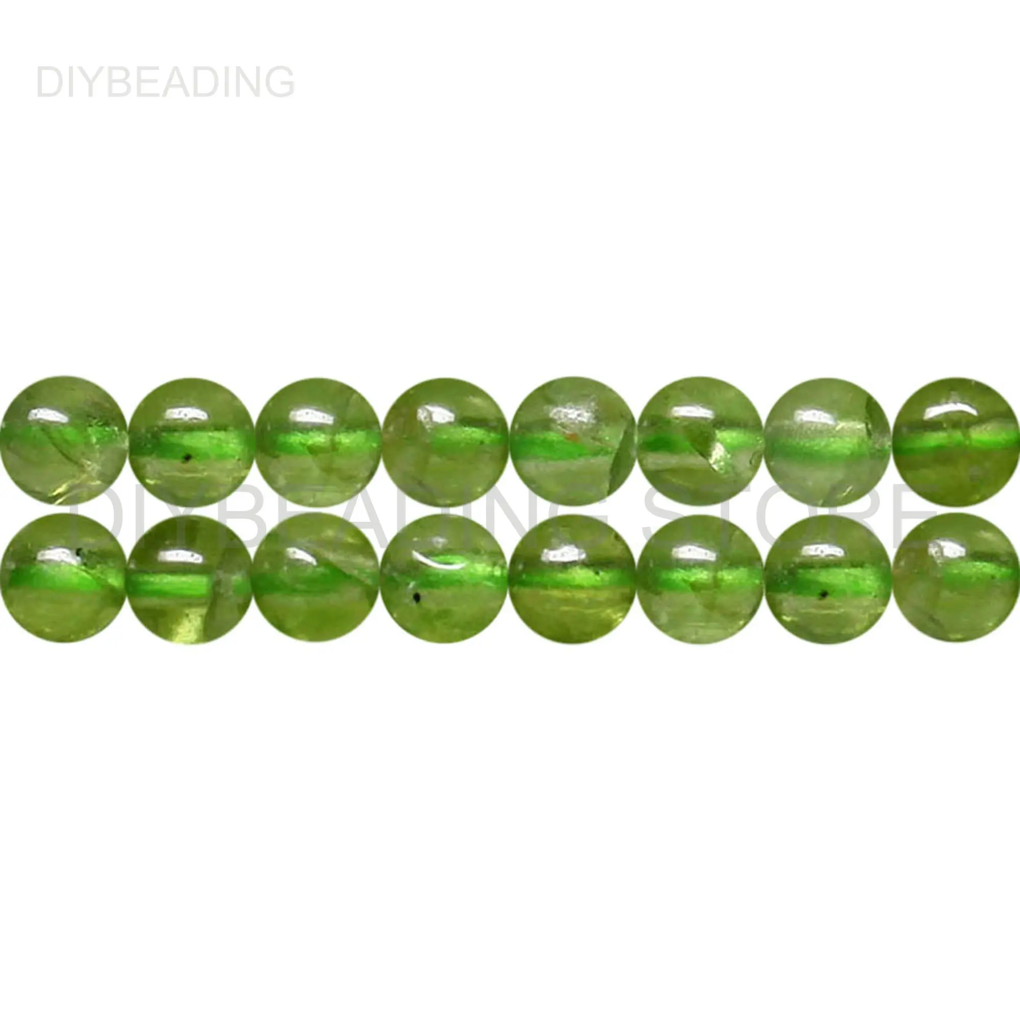 

Jewelry Beading Beads Lots Supply Natural Peridot Semi Precious Stone 2mm 3mm 4mm Smooth Round Small Beads for Making Bracelet