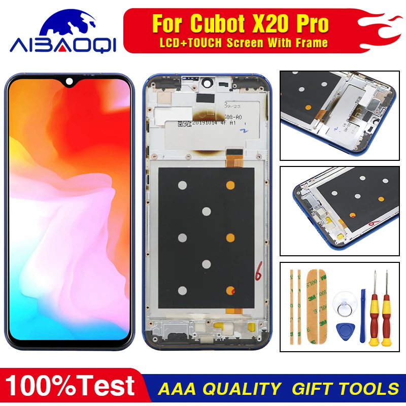 Original Touch Screen LCD Display For Cubot X20 Pro Android 9.0 2340X1080 6.3