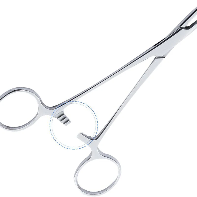 Hemostatic Forceps Straight Head 220 mm Stainless Steel Medical Pliers Surgical Forceps Laboratory Cutting Pliers