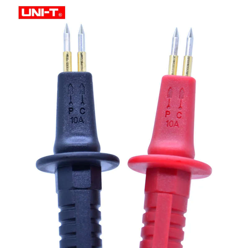 Imagem -03 - Uni-t-four Wire Test Leads Ut-l46 Sonda Vermelha e Preta Sonda de Teste Ut620a Ut620b