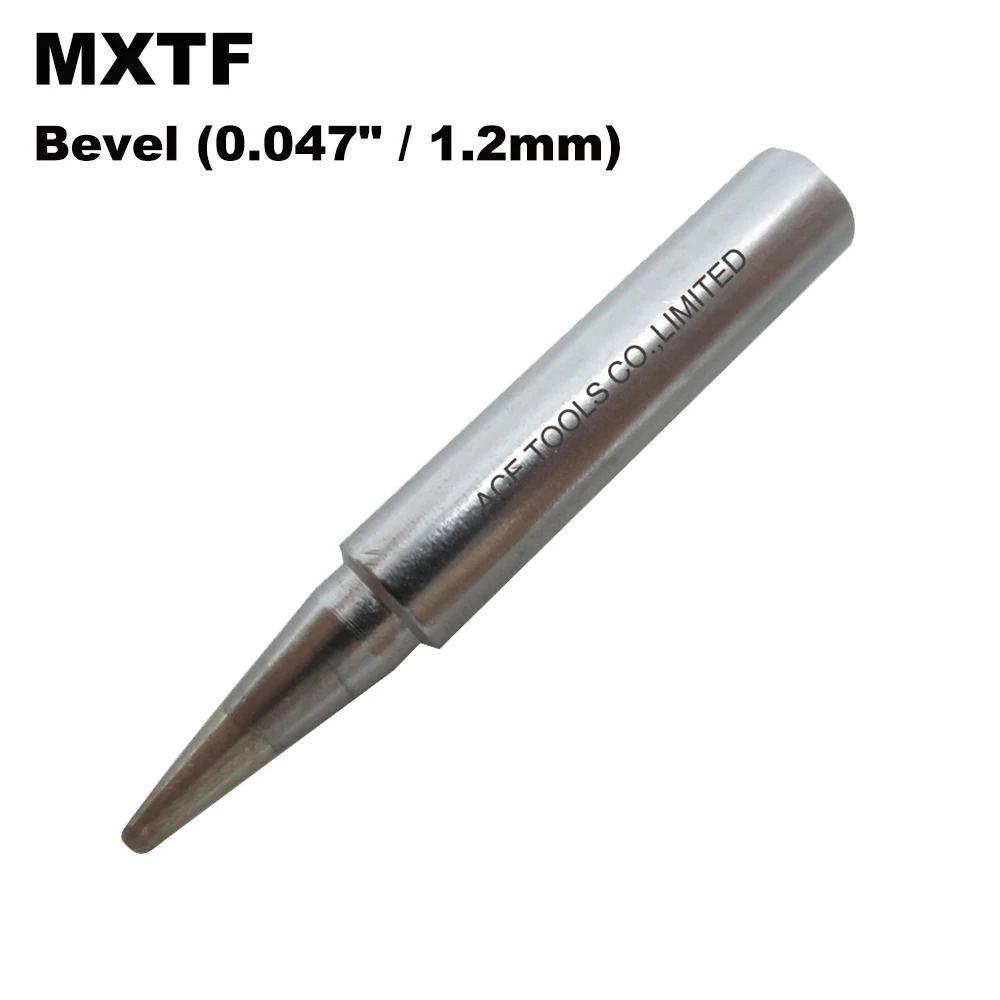 MXTF Soldering Tips Bevel 1.2mm Replacement Fit For WELLER WSD71 WSDT1 WP70 Station Iron Lead Free