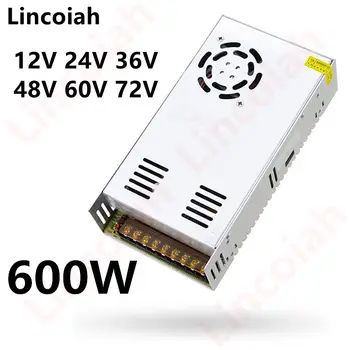 Spínaný napájecí zdroj AC 100-240V DC 12V 24V 36V 48V 60V 600W 10A 12,5A 13,8A 25A 50A pro 3D tiskárnu s LED světelnými pásky 10 nejlepší prodej Adaptér střídavého a stejnosměrného proudu 100-240 V 50/60 Hz - №9